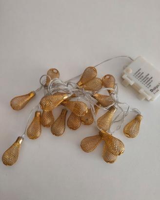 Catena di Luci bianco caldo con diversi effetti