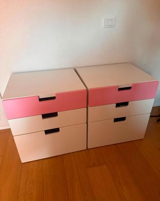 N.2 Cassettiere stuva ikea