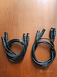 Cavi di segnale XLR con connettori Neutrik