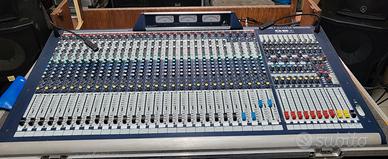Mixer Soundcraft GB8,24+8 ch con case.