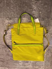 Zaino Donna Slim design moderno, verde/lime