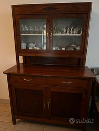 credenza vintage in legno massello