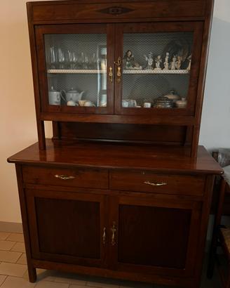 credenza vintage in legno massello