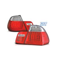 FANALI BMW E46 01-05 LED ROSSO CROMATO LOOK M3