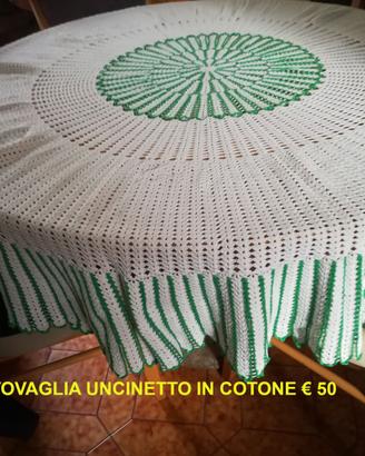 TOVAGLIA ALL'UNCINETTO