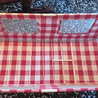 Lettino campeggio bimbi vintage 1973 con ruote