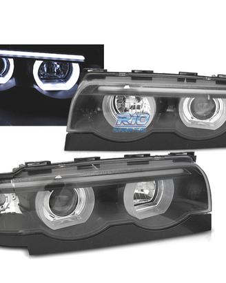 FARI BMW E38 94-01 ANGEL EYES LED NERO