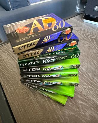 Lotto audiocassette vergini vintage