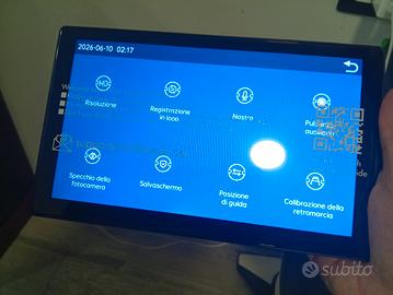 touch screen con Dash CAM Apple car android auto
