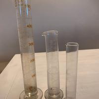 ANTICHI CILINDRI GRADUATI IN VETRO