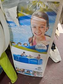 kit completo accessori pompa piscina Intex 366x76