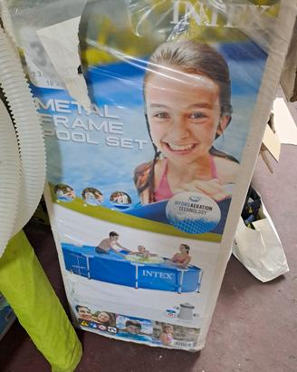 kit completo accessori pompa piscina Intex 366x76