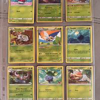 Lotto carte Pokemon erba