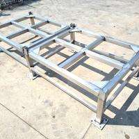 porta cisterne inox da 1000lt usato