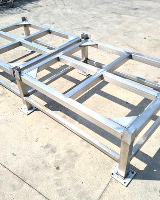 porta cisterne inox da 1000lt usato