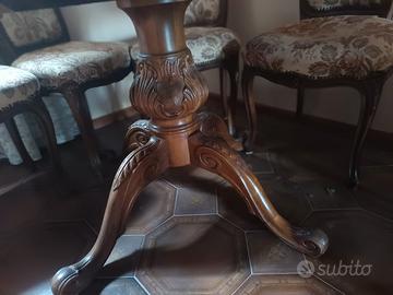 tavolo rotondo dell'800  madia mobile basso