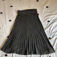 Gonna midi Dixie, grigia, M, lana