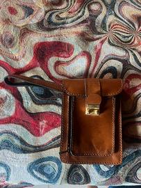 Borsello in vera pelle vintage