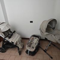 trio Inglesina (passeggino, culla, ovetto)
