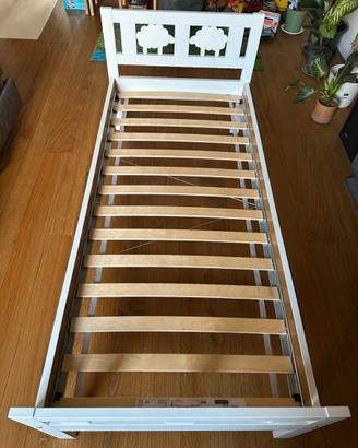 Letto Ikea Kritter con rete Luroy 0-5 anni