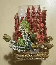 Candela artigianale decorativa