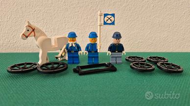 Lego Lotto Western Minifigure Tromba Ruote Vintage