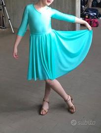 Abito bimba 10 anni per gare di ballo