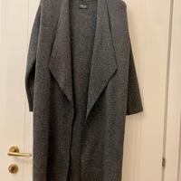 Soprabito lungo grigio sale e pepe Zara – Taglia S