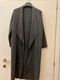 Soprabito lungo grigio sale e pepe Zara – Taglia S
