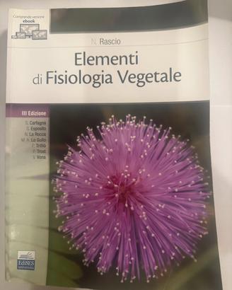 Elementi di Fisiologia Vegetale Terza Edizione
