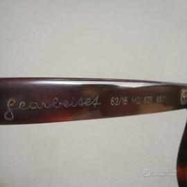 occhiali vintage anni 70 in vero guscio di tartaru