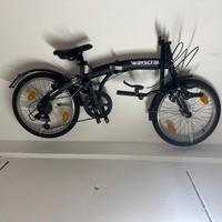 Bicicletta pieghevole WAYSCRAL Takeaway 100 nera