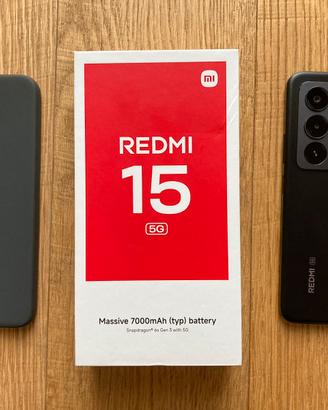 Xiaomi Redmi 15 5G 256GB Nero - Batteria 7000mAh