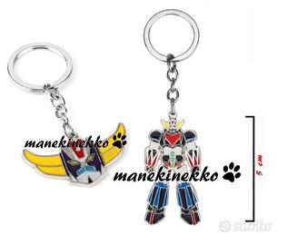 GOLDRAKE 2 portachiavi robot metallo supereroi
