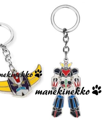 GOLDRAKE 2 portachiavi robot metallo supereroi