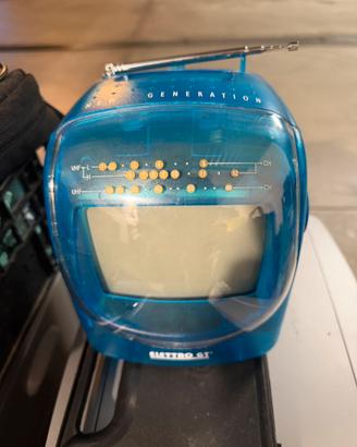 mini TV portatili vintage elettro gt