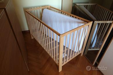 Lettino Ikea con materasso