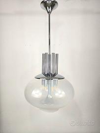 Lampadario Mazzega (Attr.) in vetro di Murano 1960