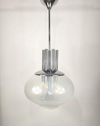 Lampadario Mazzega (Attr.) in vetro di Murano 1960