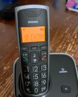Telefono fisso Brondi  per anziani