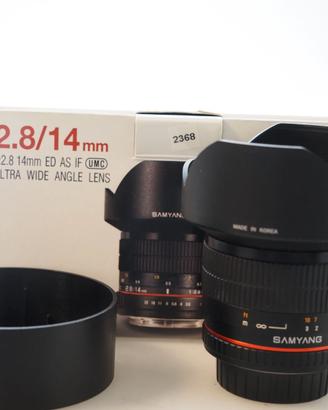 SAMYANG 14MM F 2.8 ED AS IF UMC X NIKON