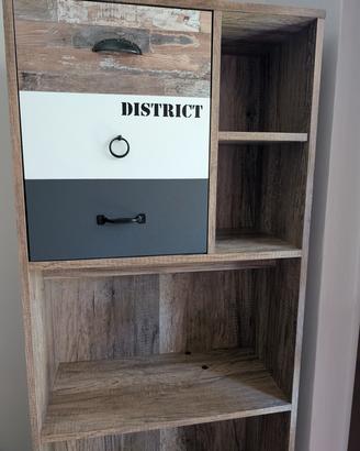 Mobile Libreria stile industrial