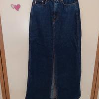 Gonna jeans lunga vintage