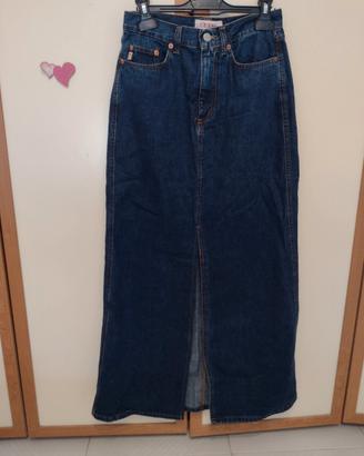 Gonna jeans lunga vintage