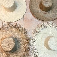 Lotto 19 capelli in paglia naturale