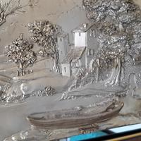 Quadro bassorilievo in argento MARINA