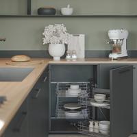 Meccanismo estraibile per angolo base