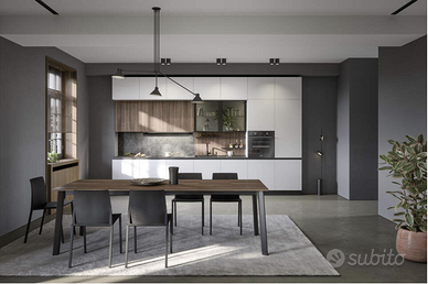 CUCINA COMPONIBILE LINEARE L420 con 4 elettrodom.