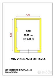 Box indipendente pressi Via Dante