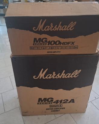 Set Completo Cassa e Amplificatore Marshall 